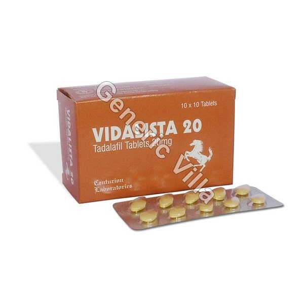 Vidalista 20,60,Tadalafil,【10% OFF + Free shipping】- Generic Villa