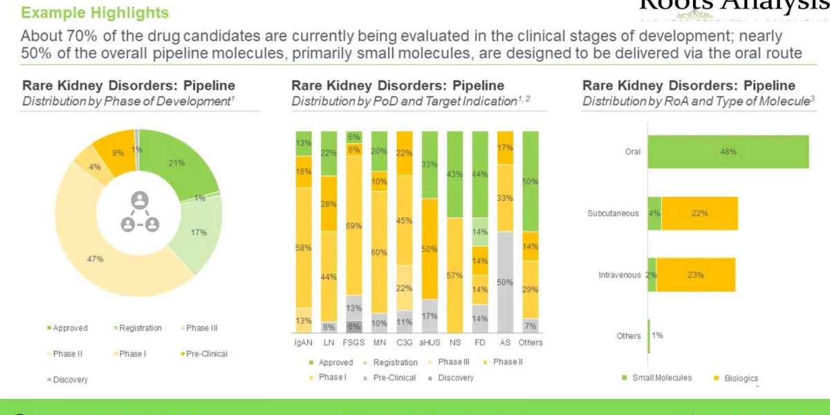 The rare kidney disorders market is projected to grow at a CAGR of 17%, during the period 2022-2035, claims Roots Analys