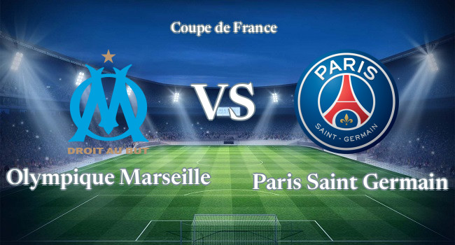 Live soccer Olympique Marseille vs Paris Saint Germain 08 02, 2023 - Coupe de France | Olesport.TV