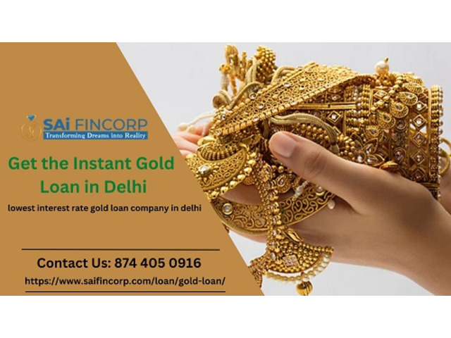 Get Instant Gold Loan in Delhi New Delhi - QuickFinds