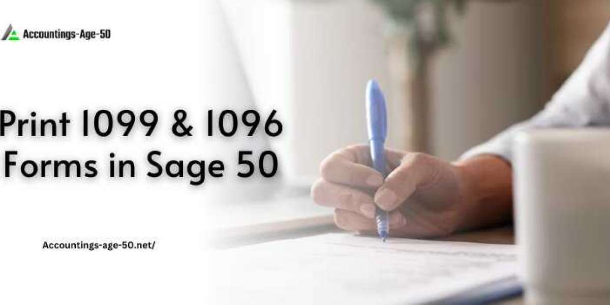 How to Print the 1096 and 1099 Forms in Sage 50