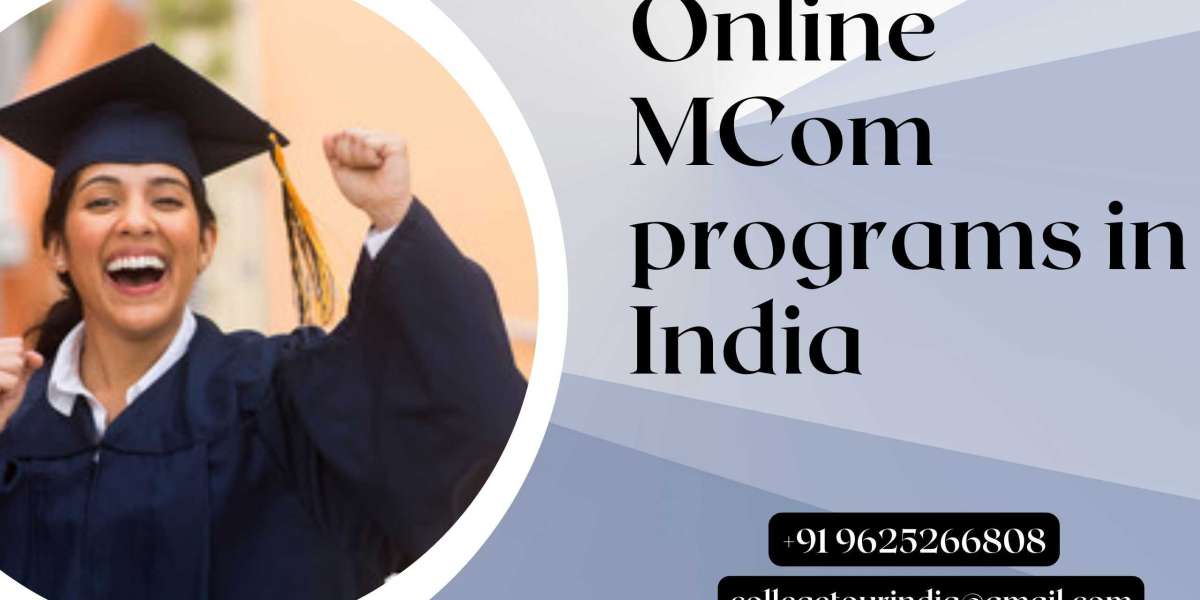 Online MCom programs  in India
