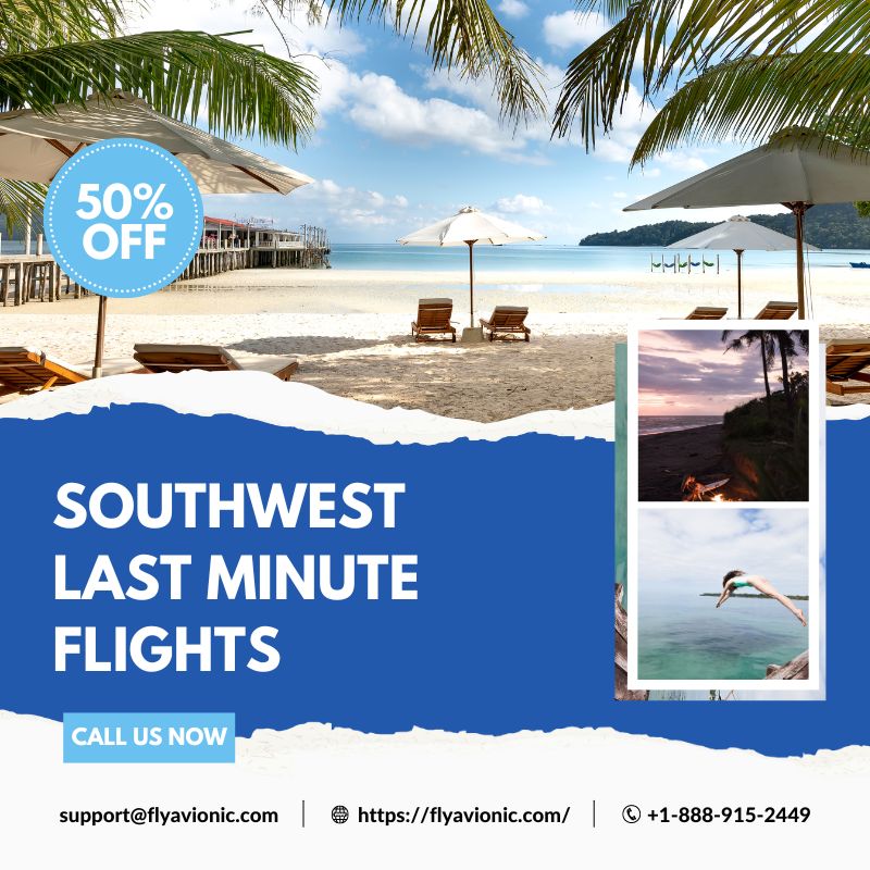 Southwest Last Minute Flights | +1-888-915-2449