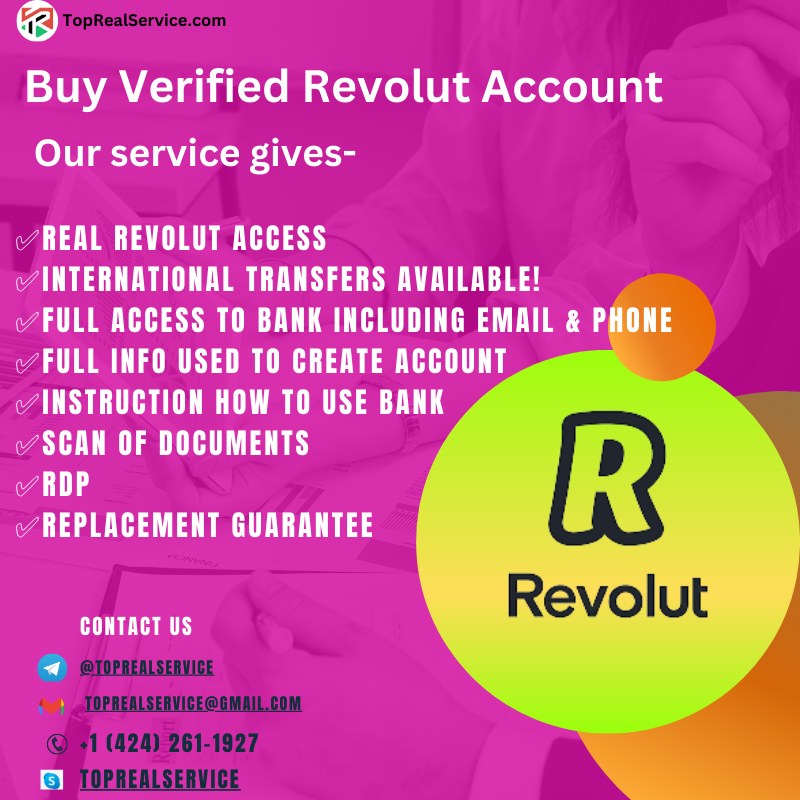 Buy Verified Revolut Account - TopRealService