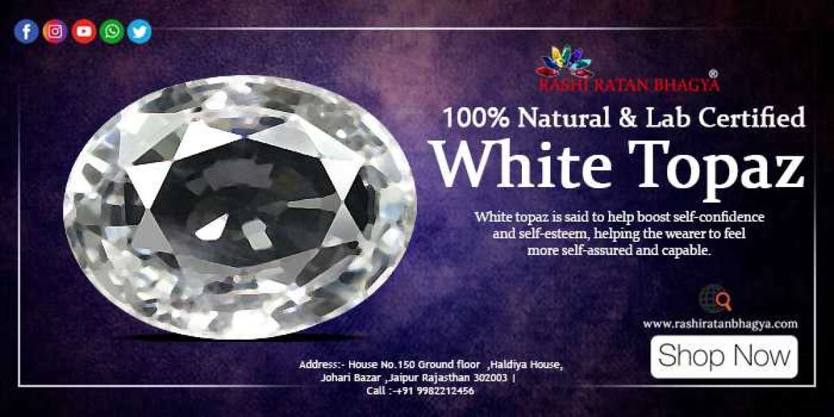 Buy Per Carat of White Topaz Stone online at Wholesale Price