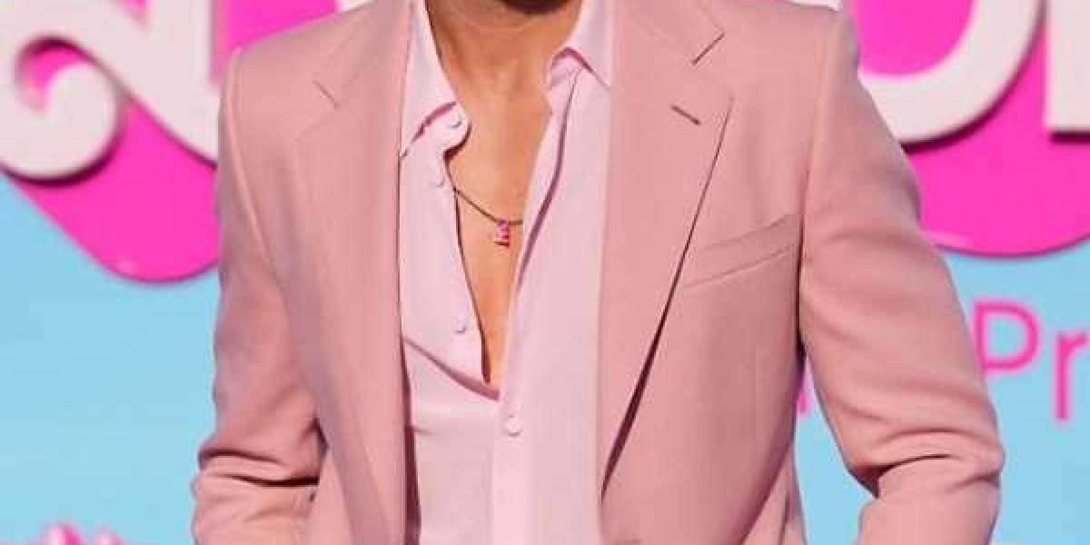 Barbie Ryan Gosling Pink Suit