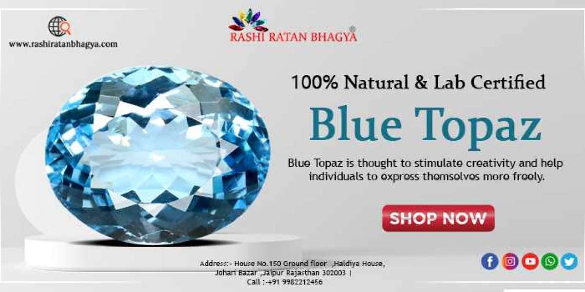 Get Natural Blue Topaz Online at Best Price in India