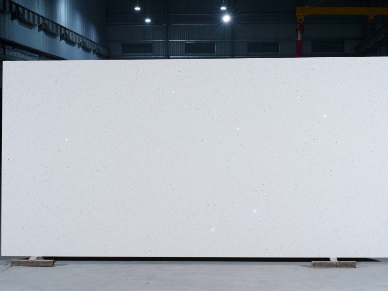 Sparkling White Quartz Countertops Slab Supplier | Stone Depot
