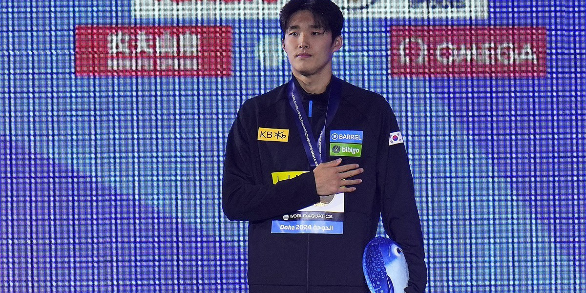 Kim Woo-min, Olympic Medal is also Visible
