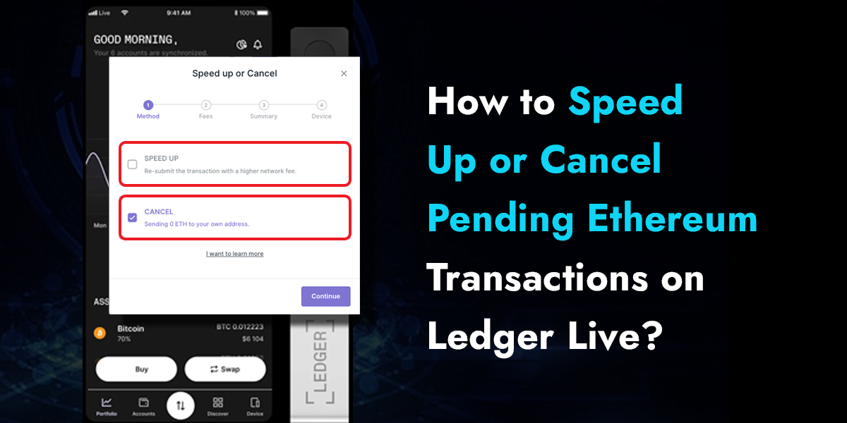 Speed Up/Cancel Ethereum Transaction on Ledger Live [2024]