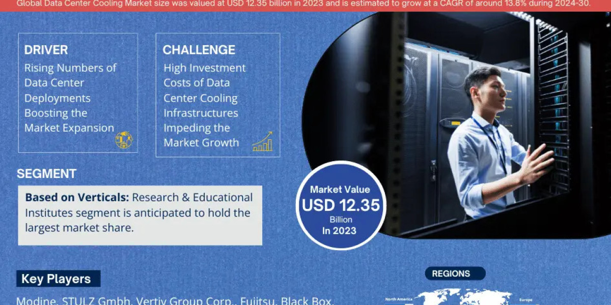 Data Center Cooling Market Research's Latest: 2023 Valuation Hits USD 12.35 Billion, Projects 13.8% CAGR Escalation