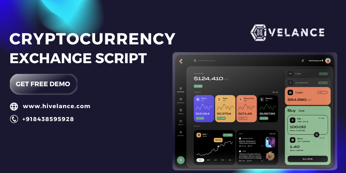 Ready-made cryptocurrency exchange script Launch Your Cryptocurrency Trading Platform with Hivelance’s Top-of-the-Line E